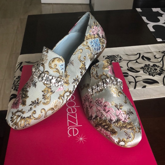 GAIA JEWELED FLAT LOAFER - Picture 3 of 3